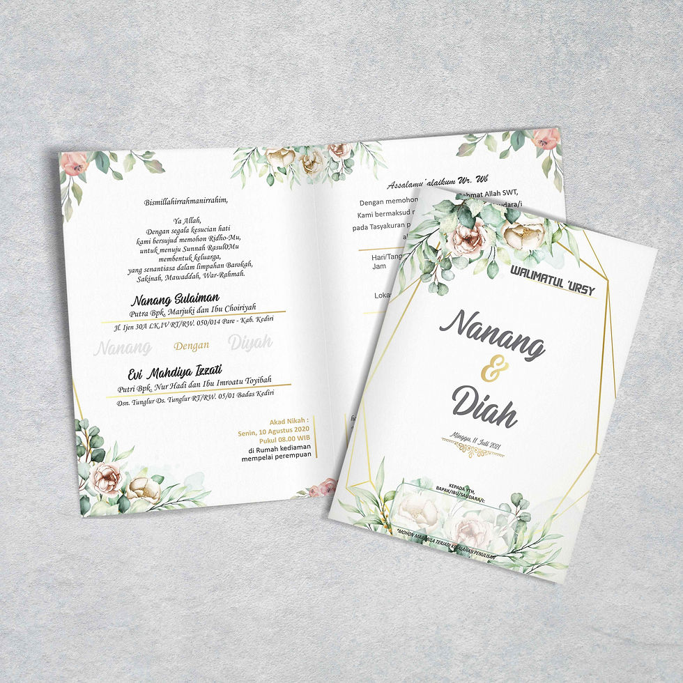 Thumbnail: Desain Undangan Minimalis seri 1