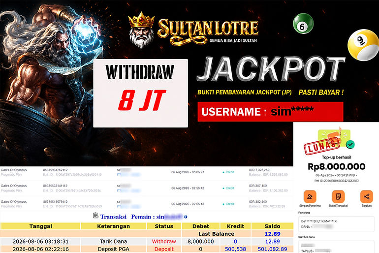 Bukti Pembayaran Jackpot SultanLotre 5.jpg