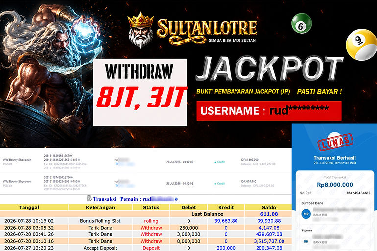 Bukti Pembayaran Jackpot SultanLotre 1.jpg