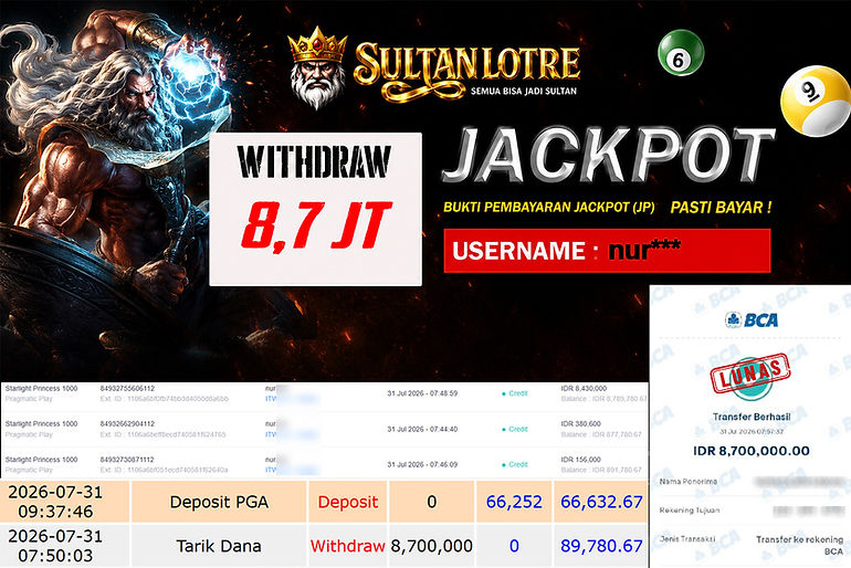 Bukti Pembayaran Jackpot SultanLotre 5.jpg