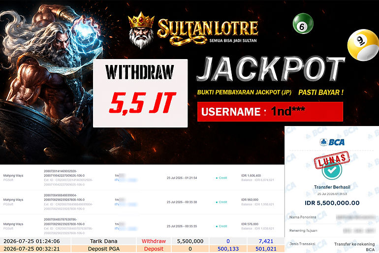 Bukti Pembayaran Jackpot SultanLotre 1.jpg