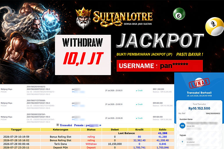 Bukti Pembayaran Jackpot SultanLotre.jpg