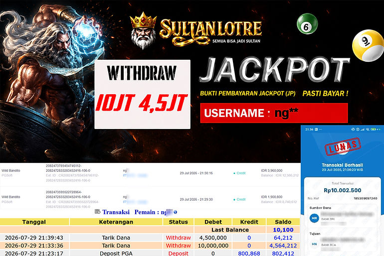 Bukti Pembayaran Jackpot SultanLotre 1.jpg