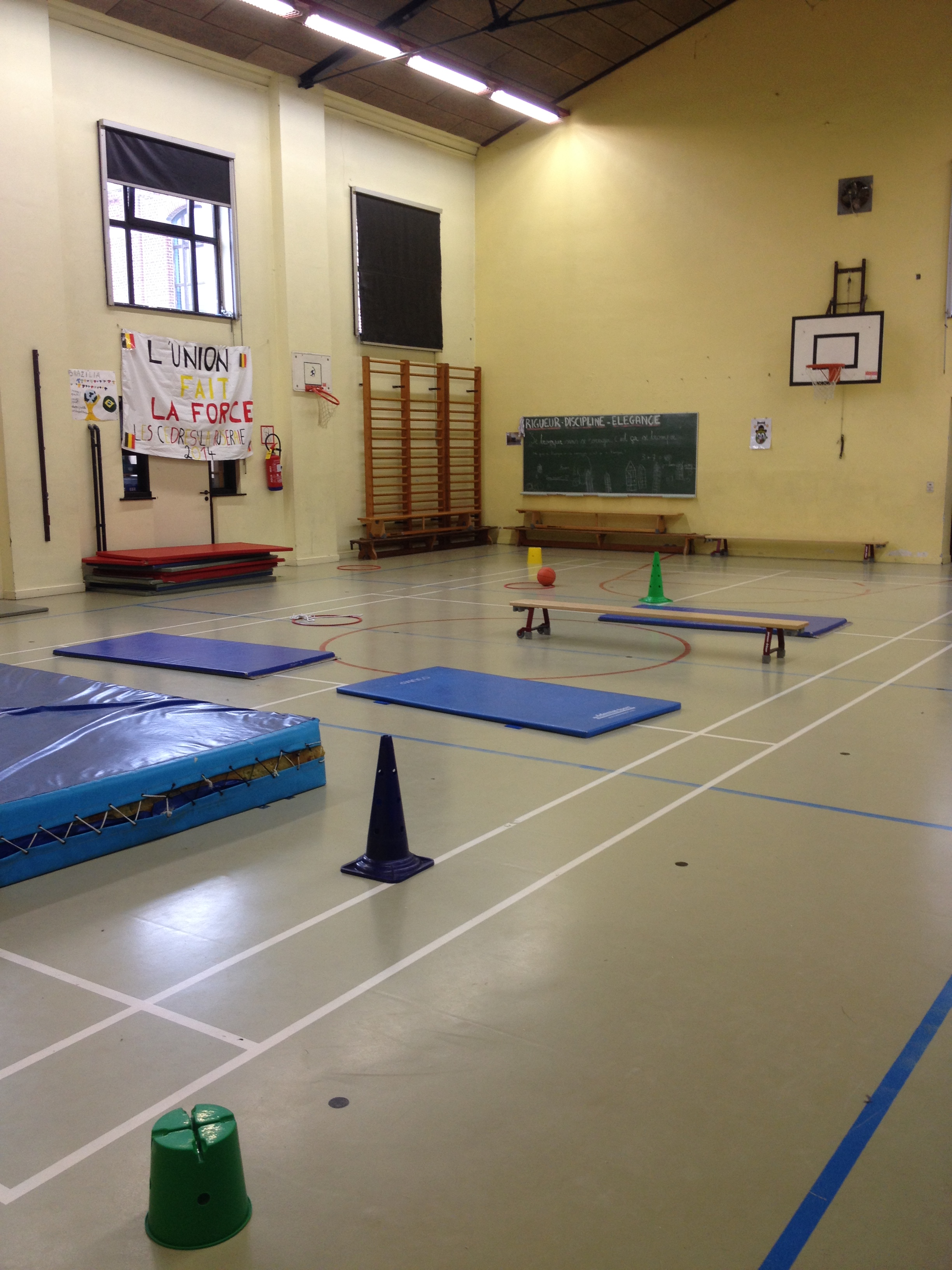 La salle de gymnastique