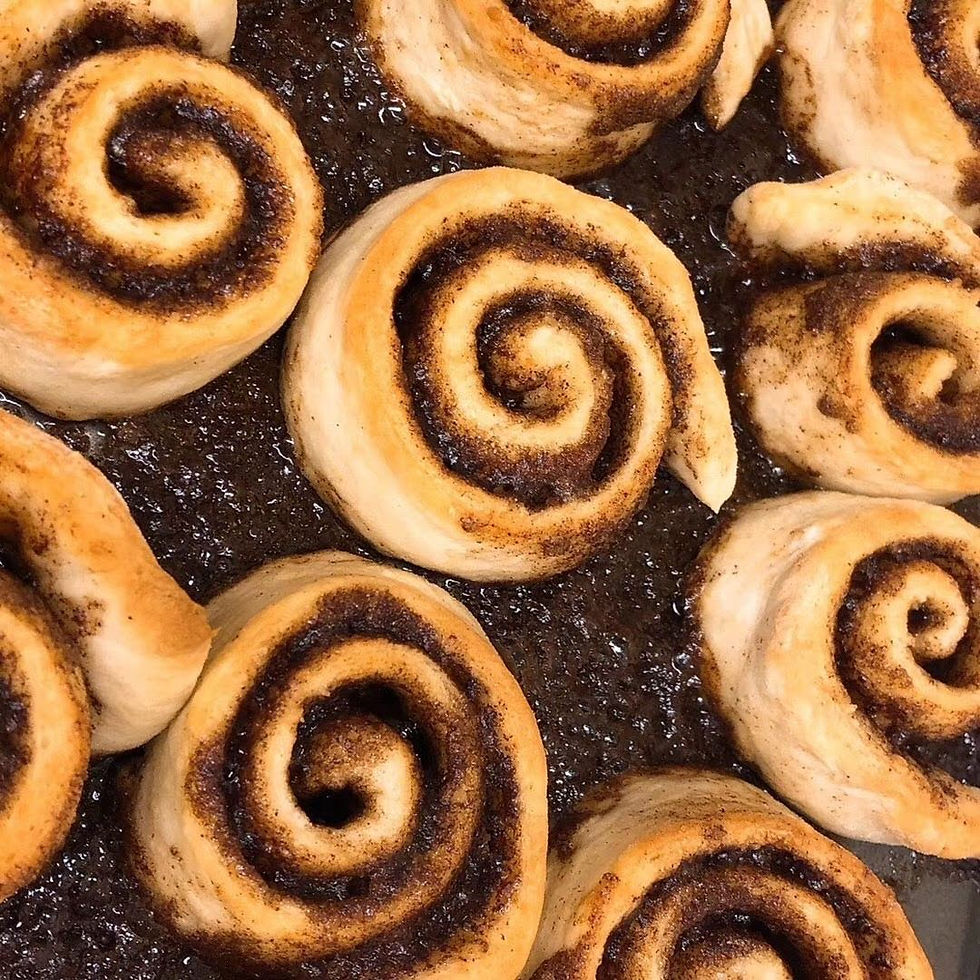 Handmade cinnamon roll