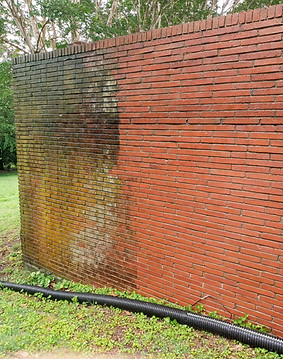 Brick pressure washing service