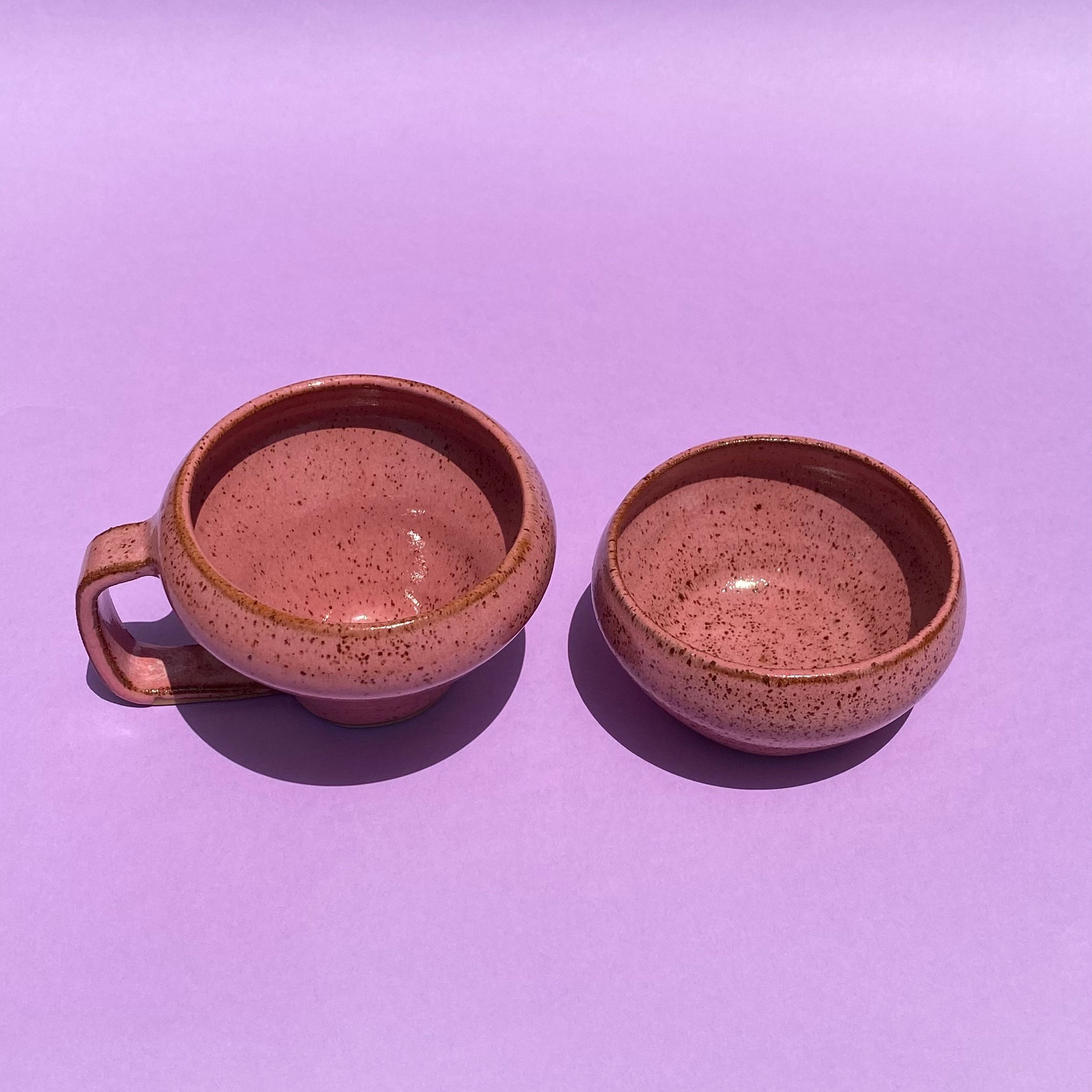 Pink Ceramic Match Set