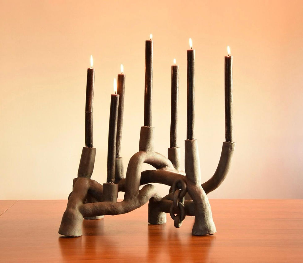 Ceramic Candelabra