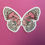 Thumbnail: Butterfly Face, Pink | Matte Vinyl Sticker