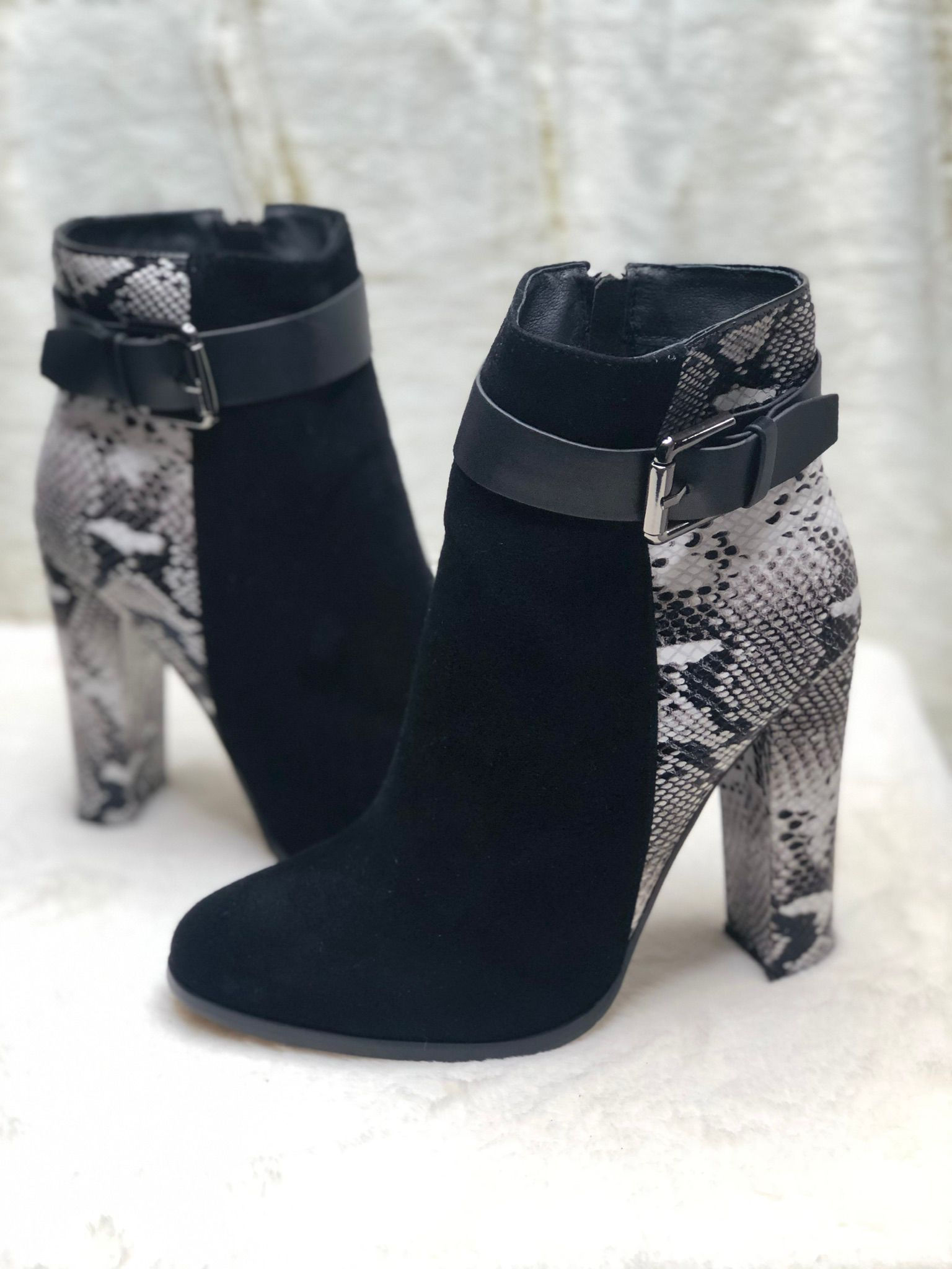 Bottes chevilles imprimé