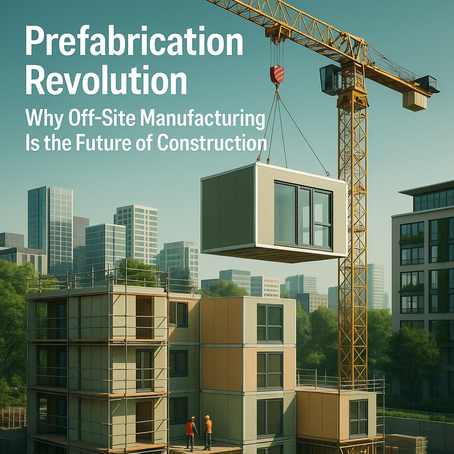 Prefabrication Revolution: Why Off-Site Manufacturing Is the Future of Construction