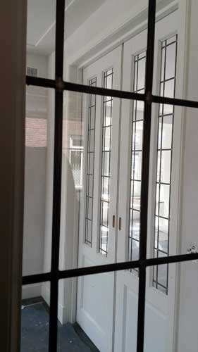 modern glas in lood