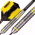 Thumbnail: 21g Dave Chisnall Chizzy Brass Steel Tip Darts by Harrows