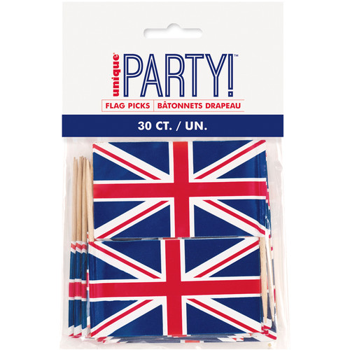Union Jack Flag Picks Izzys Party Shop