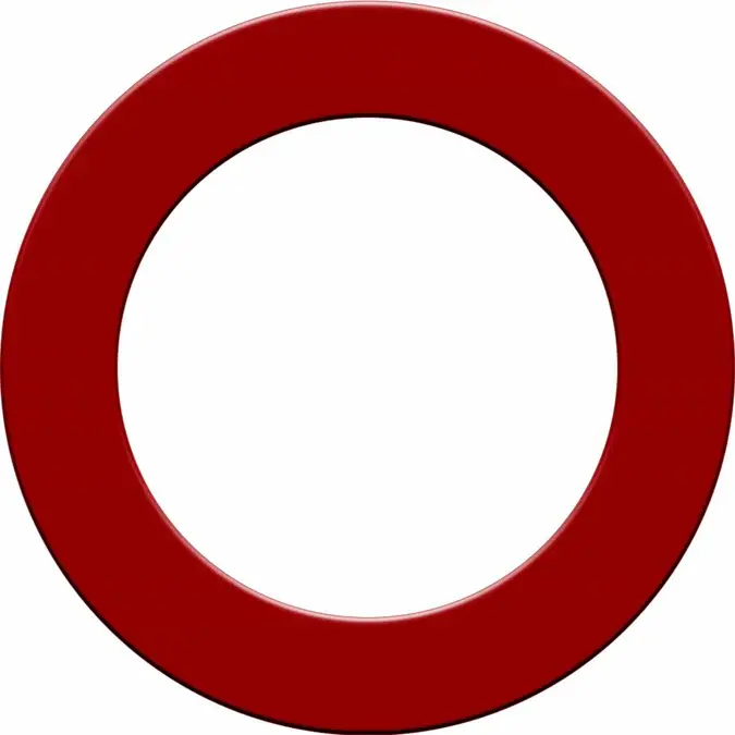 Red Designa Dartboard Surround - Pro - Heavy Duty