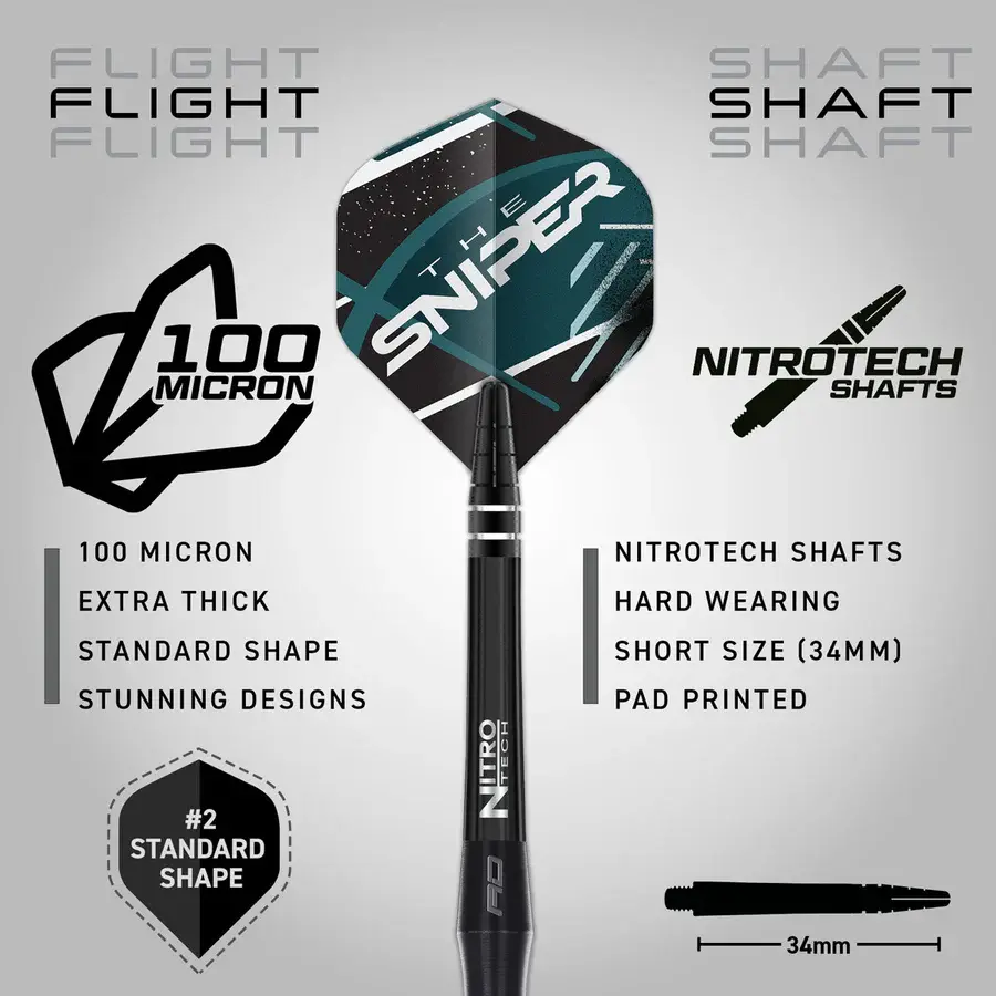 Thumbnail: 22g Red Dragon Connor Scutt 90% Tungsten Steel Tip Darts