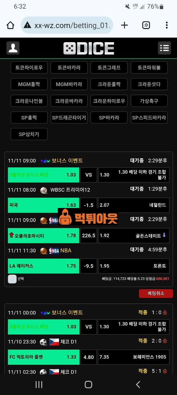 먹튀사이트 다이스의 증거자료