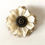 Thumbnail: Linen Floral Fabric Stretch Ring