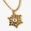 Thumbnail: Swarovski Kissed Snowflake- Gold Box Chain