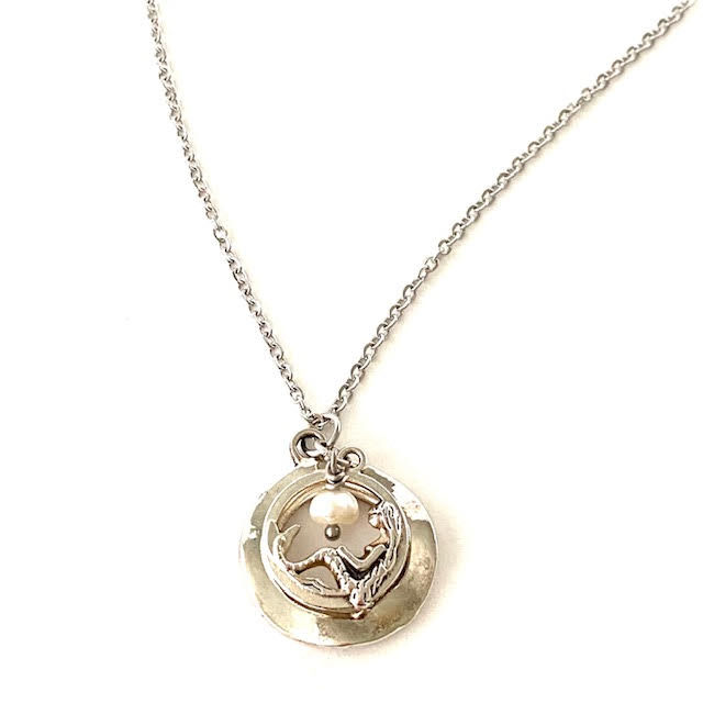Thumbnail: Mermaid of the Sea Necklace- Fresh Water Pearl