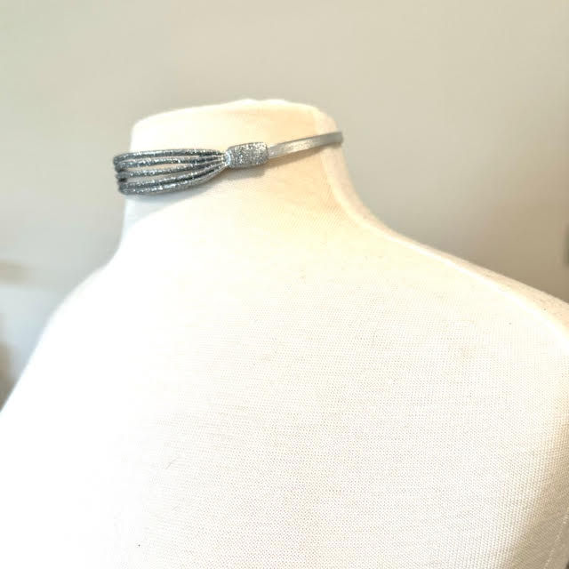 Thumbnail: Grecian Goddess Choker -Silver