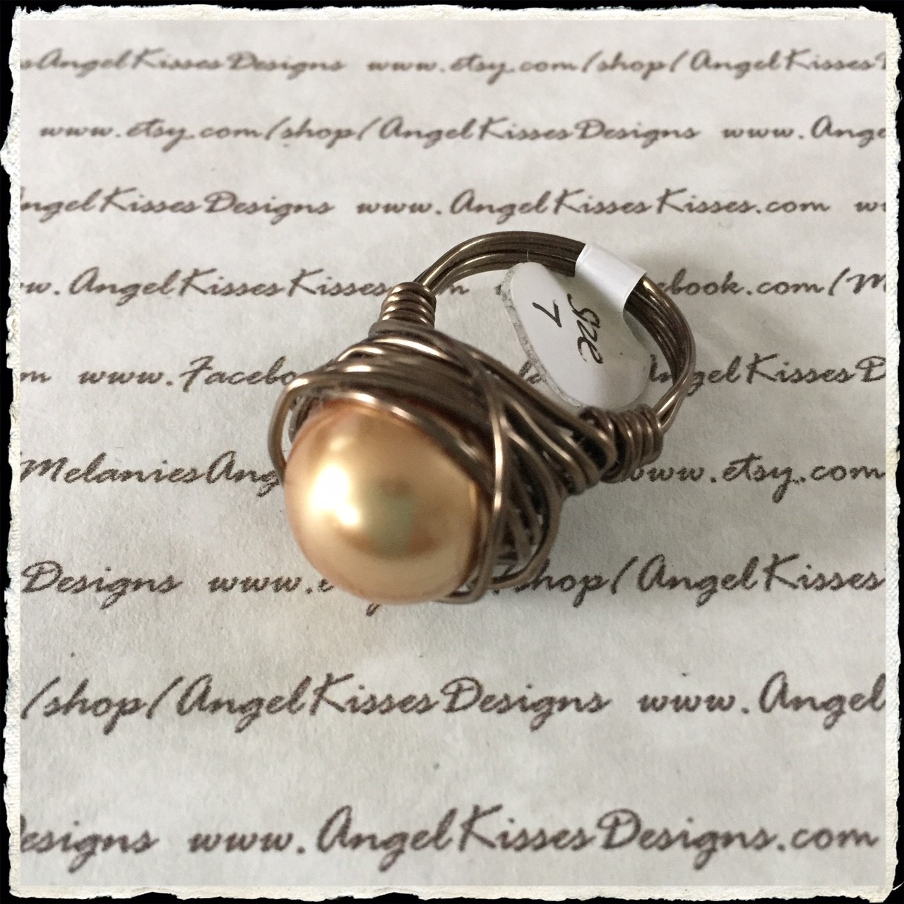 Pearl Nested Ring- Bronze 7