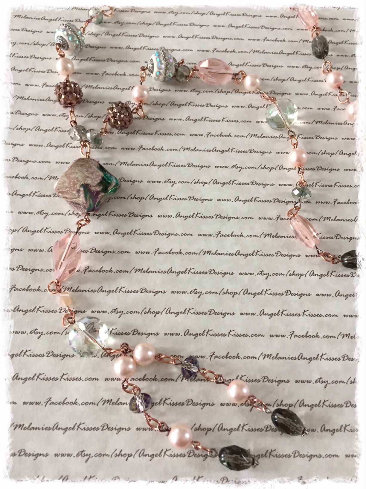 XL Beaded Blush N Meadow II