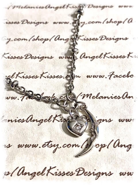 Thumbnail: Love U to the Moon Double Layer- Silver