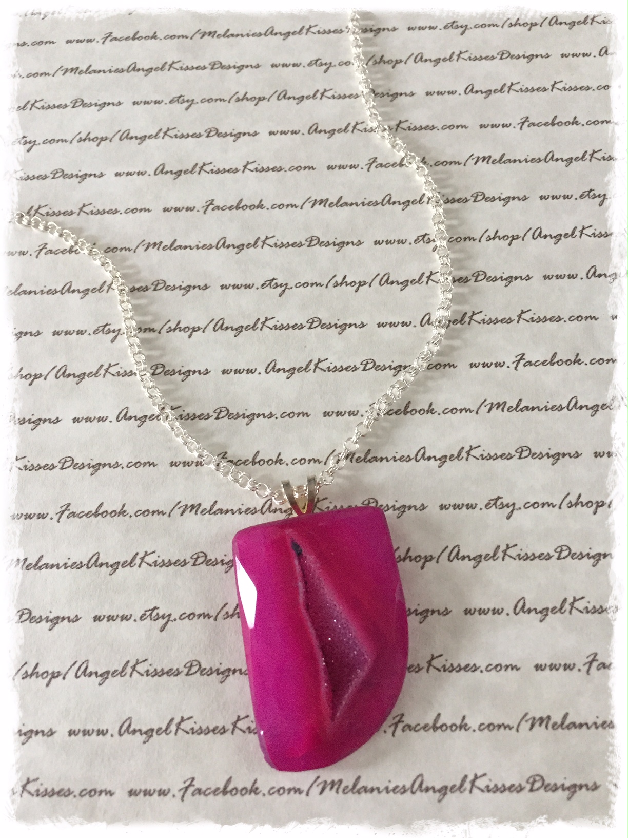 Simply Gemstone-Raspberry Druzy