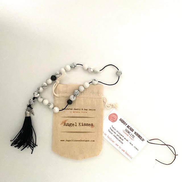 Thumbnail: Komboloi "Greek Worry Beads"- Howlite