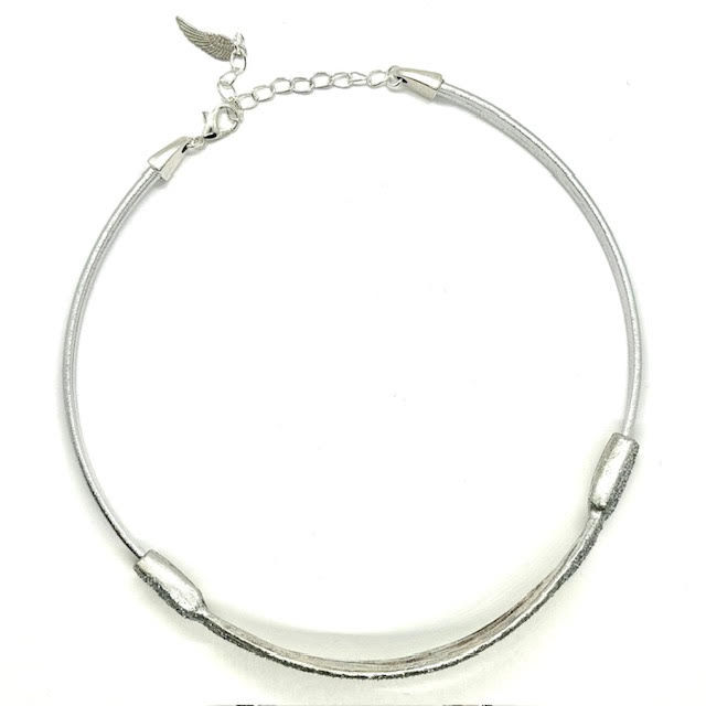 Thumbnail: Grecian Goddess Choker -Silver
