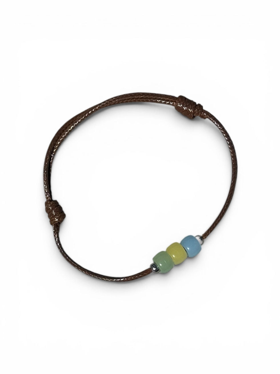 Thumbnail: UV Color Change Waterproof Bracelet- Brown N Multi