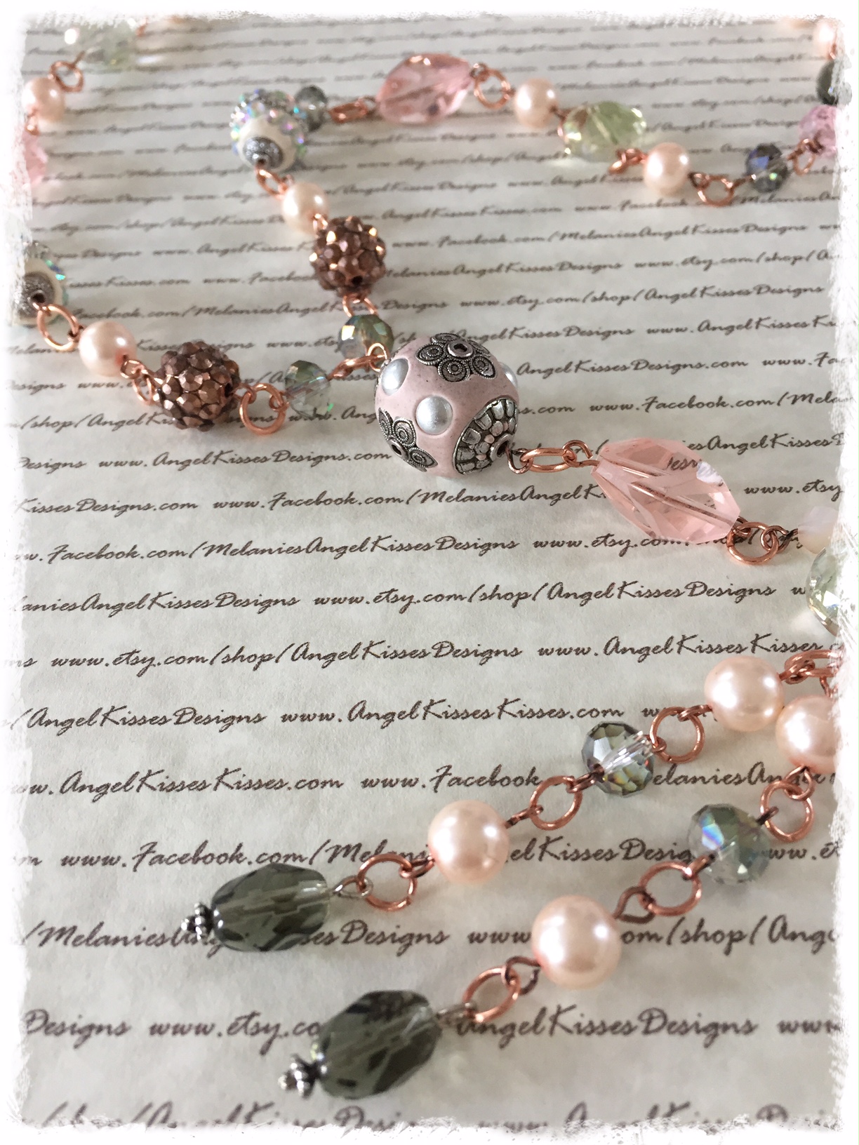 XL Beaded Blush N Meadow