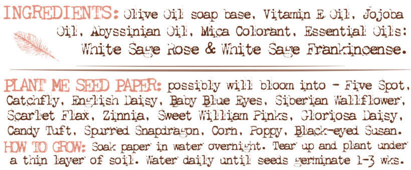 Thumbnail: Mystical Moon Soap with Plant Seed Paper