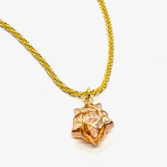 Thumbnail: Shooting Star Choker- Golden Champagne