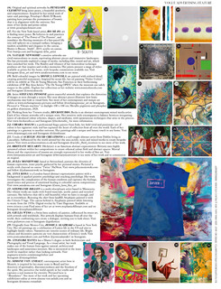 November 2020 Feature in British Vogue of Anna Kosa Abstract Expressionist Artist