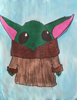 Baby Yoda by Levi Smith