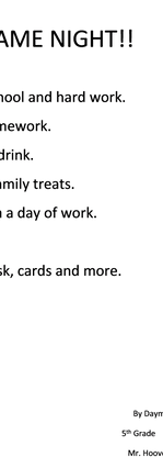 GAME NIGHT!! by Daymon Roberts