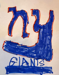 NY Giants - My Favorite Sports Team by Grant Robinson