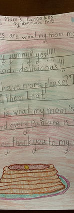 My Mom's Pancakes by Hannah Pate