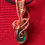 Thumbnail: Emerald and copper wire pendant