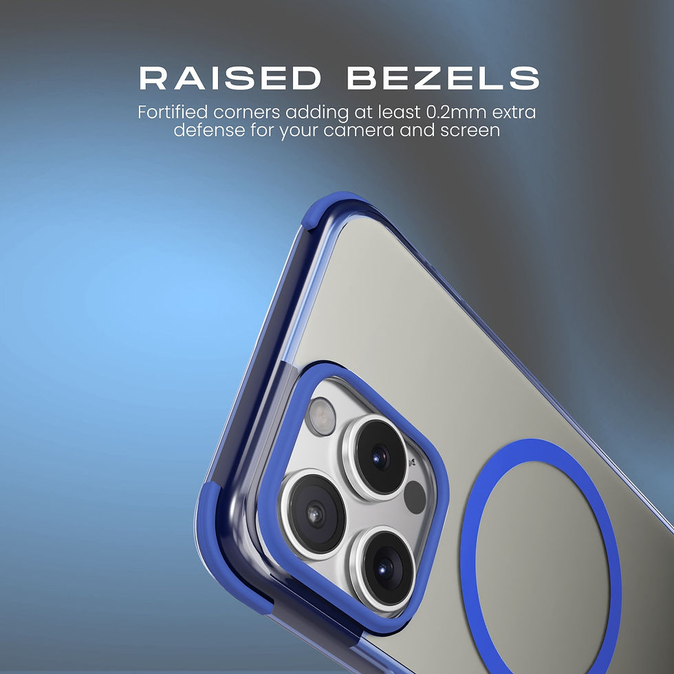 Thumbnail: HUES | Protective Bumper Case | iPhone 16 Pro | Pro Max | Blue