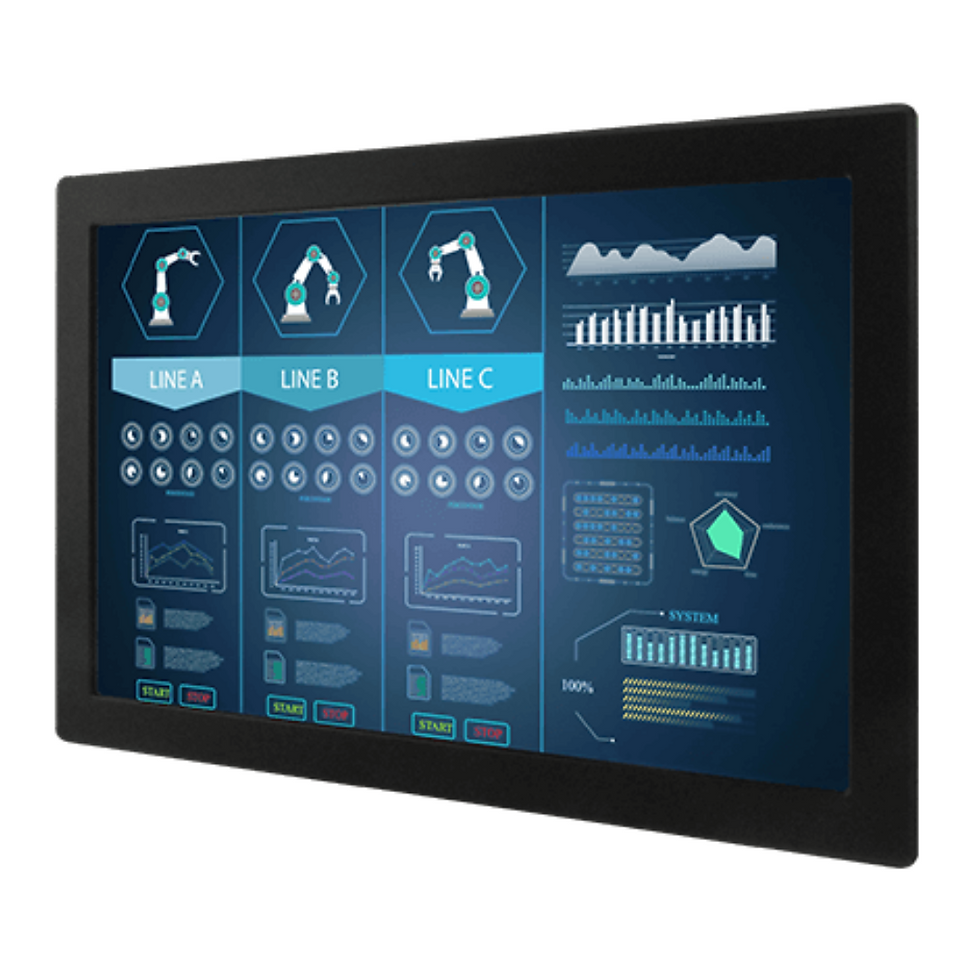 21.5" Panel Mount High Brightness Display Winmate W22L100-PMA3HB