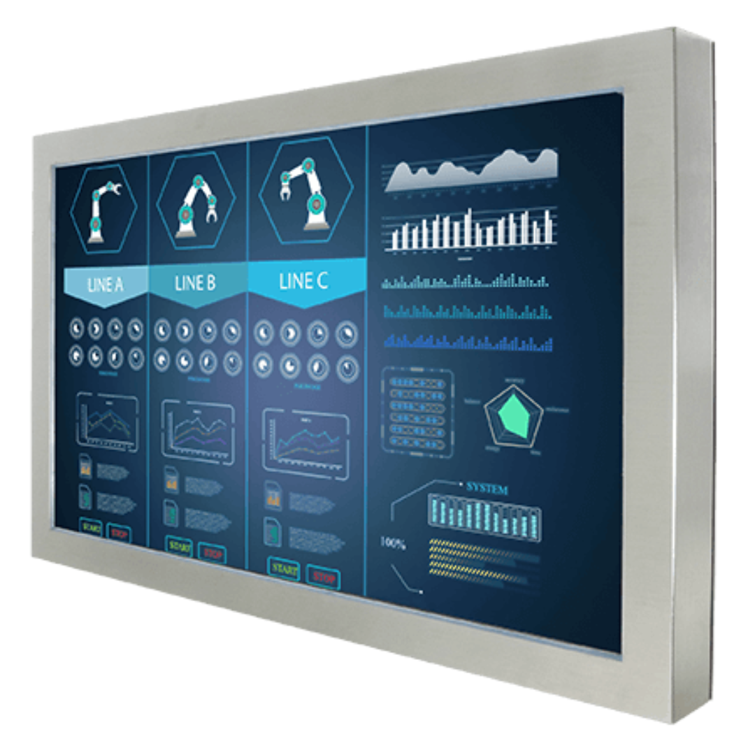42" IP65 Stainless Chassis Display Winmate W42L300-65A3