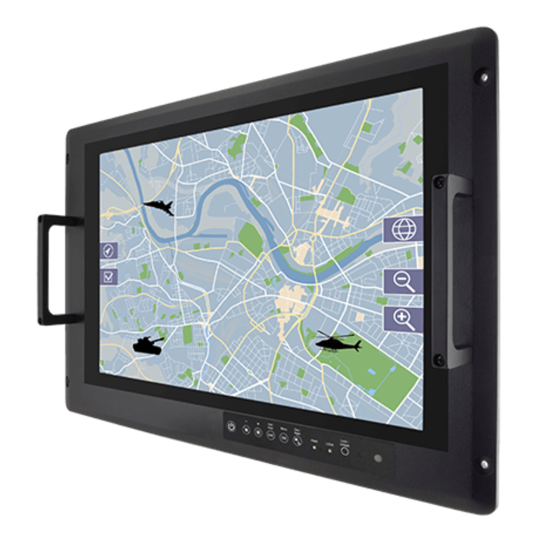 24" Defence Console Rack Panel PC Winmate W24IW3S-MLA2FP