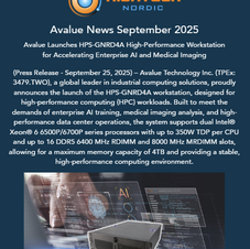 Avalue News September 2025