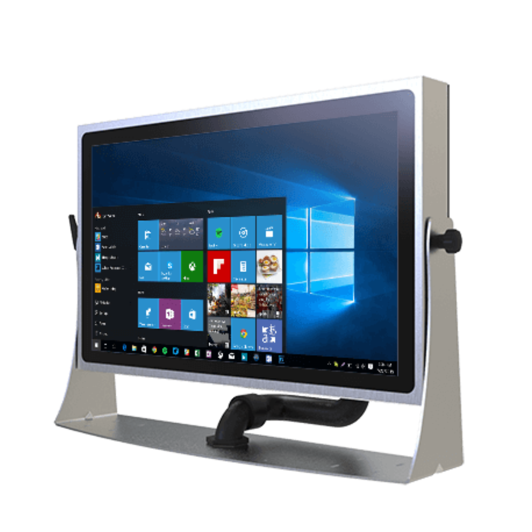 24" IP69K Stainless P Series Panel PC Winmate W24IT3S-SPA269-P1