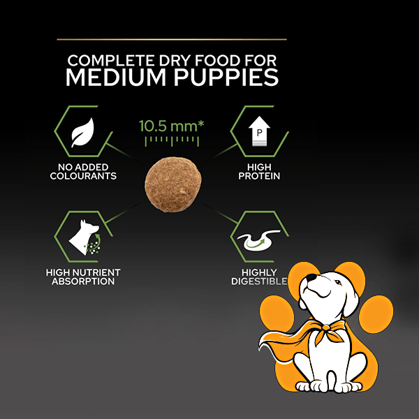 Thumbnail: Purina Pro Plan Medium Puppy Healthy Start 3kg, Hrana za Zdrav Početak Štenaca