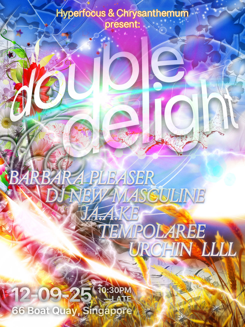 HYPERFOCUS & CHRYSANTHEMUM : DOUBLE DELIGHT
