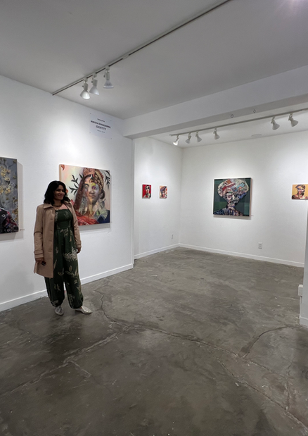 Solo exhibition of Mixed Media Artist Nimisha Doongarwal at Gallery Route one solo show